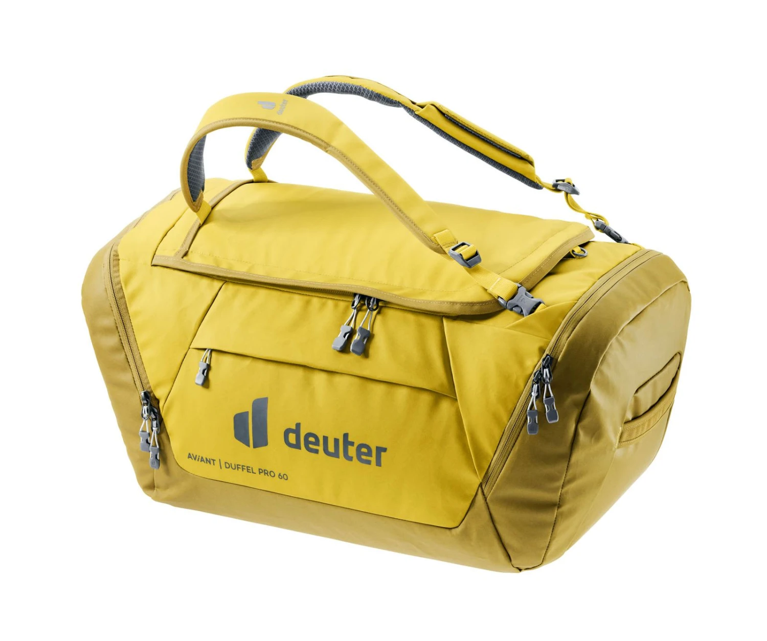 Deuter Aviant Duffel Pro 60 Corn-Turmeric 1 Deuter Aviant Duffel Pro 60 Corn-Turmeric